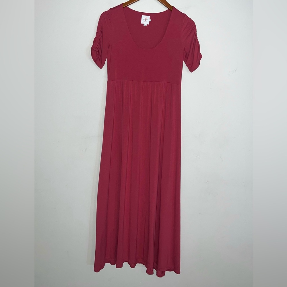 The Nines By Hatch Pleated Midi Maternity Dress Sz S